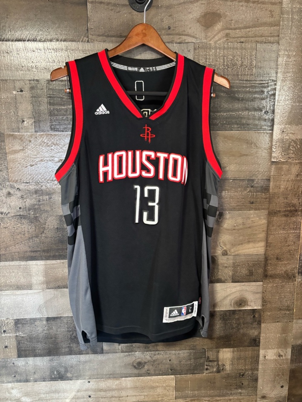 adidas Houston 13 Harden Basketball Jersey Large +2” length